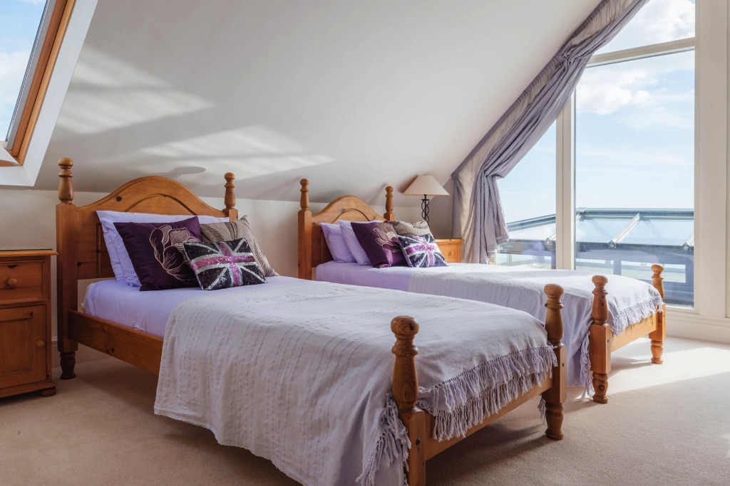 The Skerries, Dartmouth, South Devon, Bedroom
