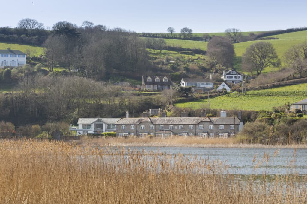 Slapton Ley, Cottage near the Sea, The Ley National Nature Reserve